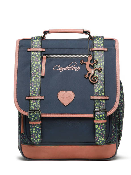 Rugzak Vintage Fantasy 2 Compartimenten Cameleon Blauw vintage fantasy SD39 ander zicht 7